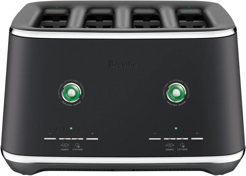 Breville The Eye Q 870 Auto 4 Slice Black Truffle Toaster