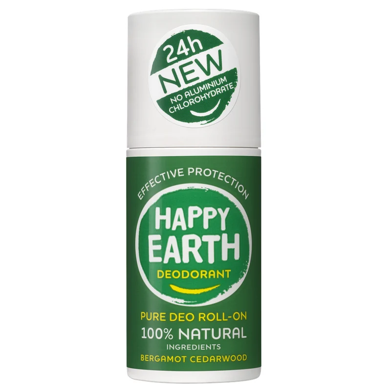 Happy Earth Pure Bergamot Cedarwood Deoroller 75 ml