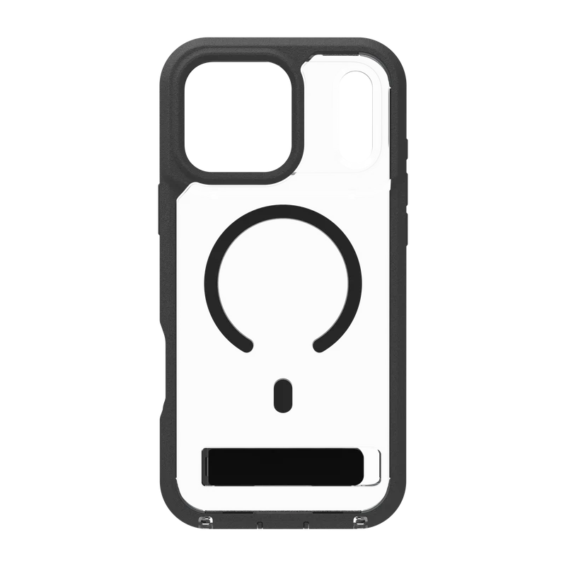 ZAGG iPhone 17 Pro Max Rainier Snap Kickstand + Camera Control Button Case Black