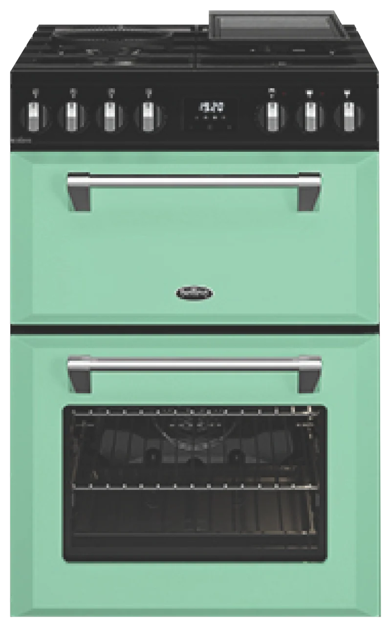 Belling Mini Richmond 60cm Dual Fuel Freestanding Cooker, Mojito Mint