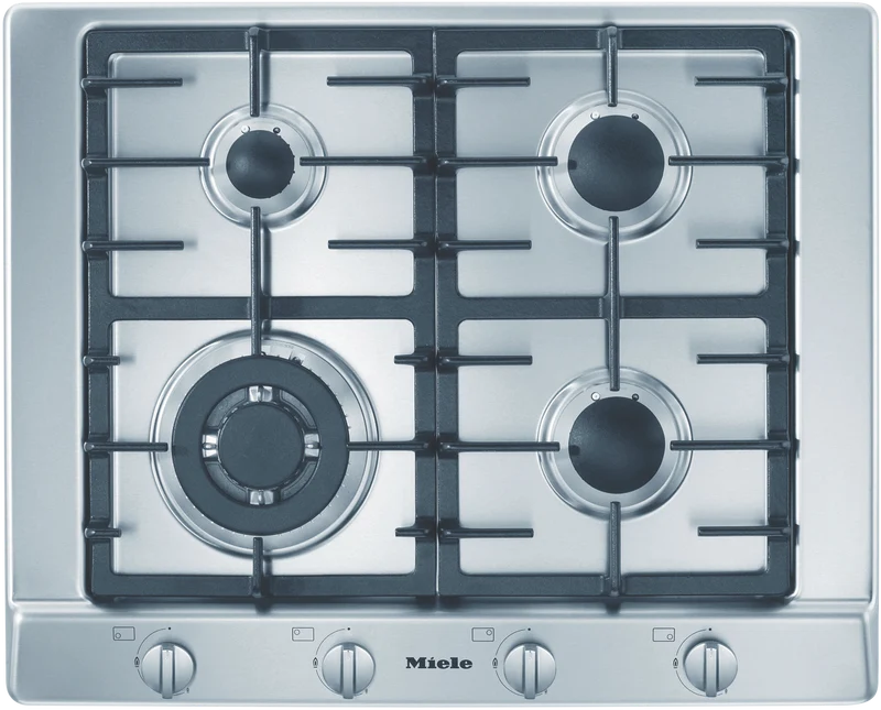 Miele 65cm 4 Burner Gas Cooktop Stainless Steel