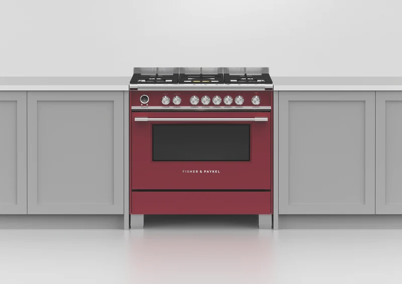 Fisher & Paykel 90cm Series 9 Classic 5 Burner Dual Fuel Pyrolytic Cooker