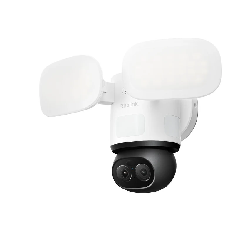 Reolink TrackFlex Floodlight WiFi 4K Dual-Lens Floodlight Camera, 360° PTZ 6X Hybrid Zoom
