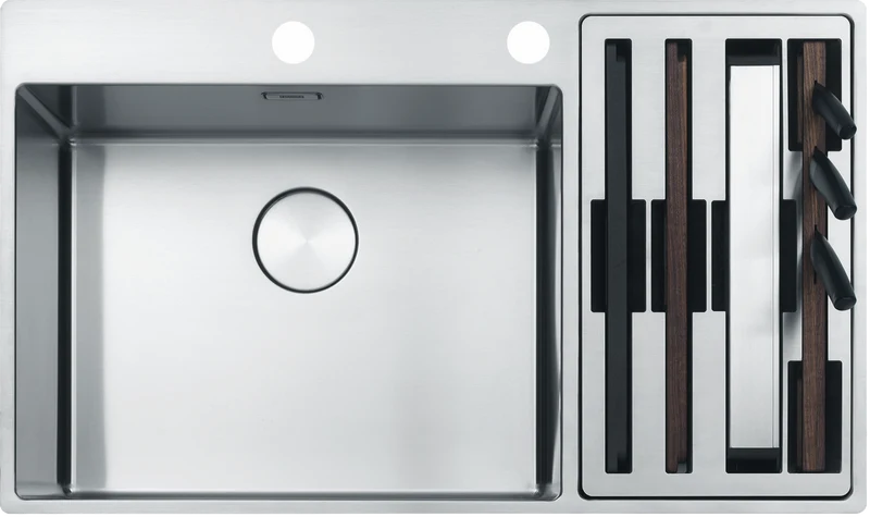 Franke Box Centre Dbl Bowl Sink HOF Kit