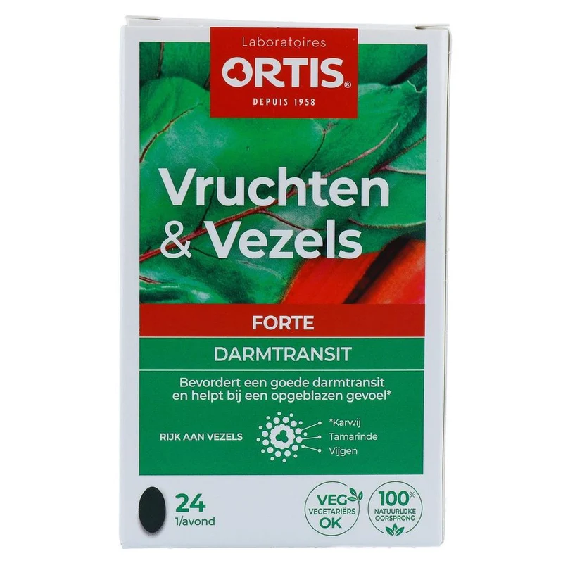 Ortis Vruchten & Vezels Forte Darmtransit Tabletten