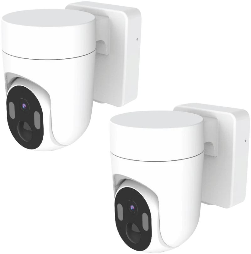 Connect SmartHome 2K Outdoor Pan & Tilt Camera 2 Pack