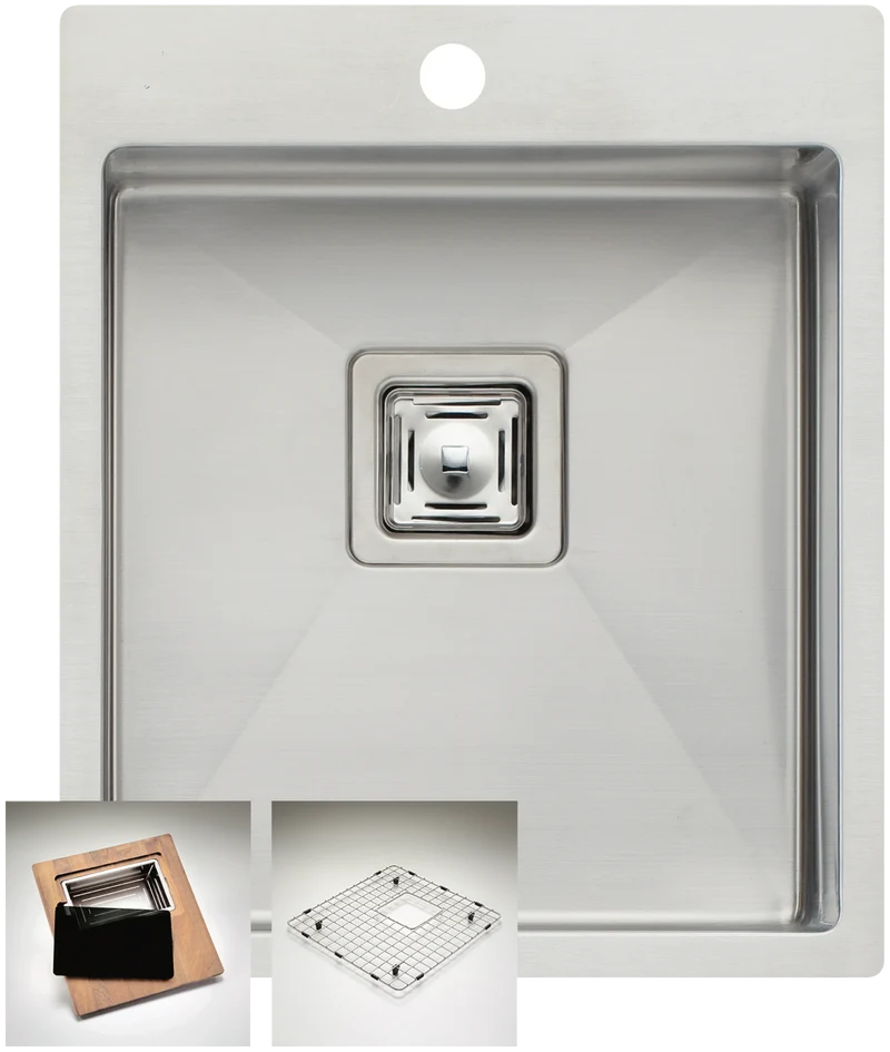 Oliveri PR1131 1TH Sink 430MM Single Inset Bowl