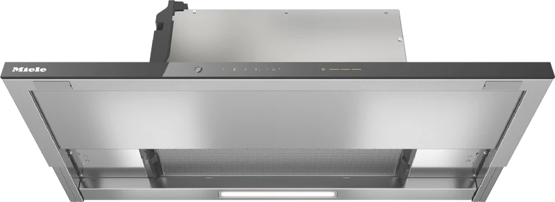 Miele 90cm Slimline Rangehood with Wi-Fi Connectivity, Stainless Steel/Obsidian Black