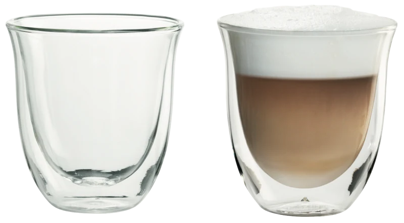 DeLonghi Cappuccino Thermo Glasses 2 Pack