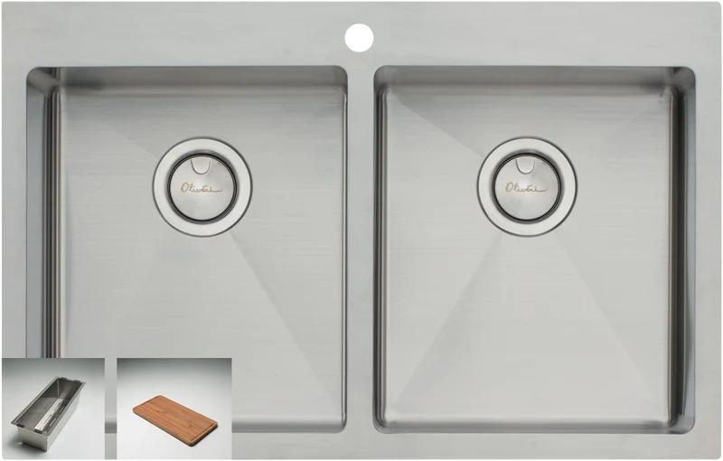 Oliveri Double Bowl Inset Sink