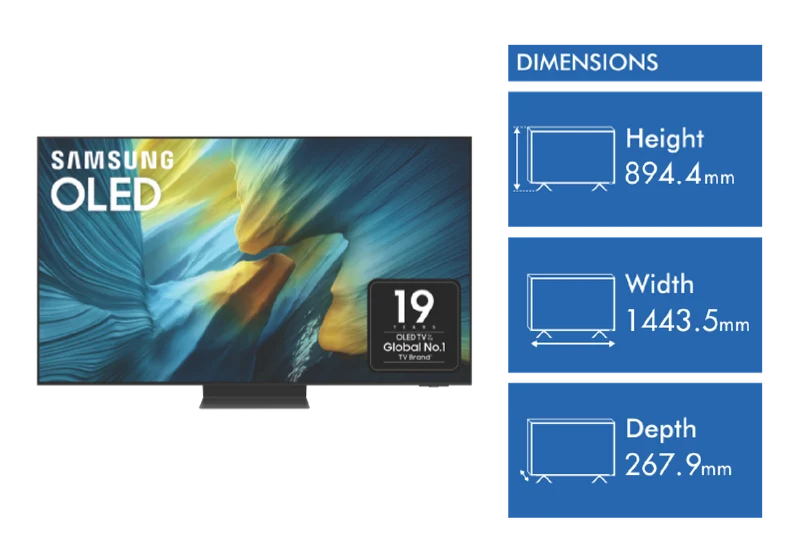 Samsung 65" OLED S95F 4K Vision AI Smart TV 2025