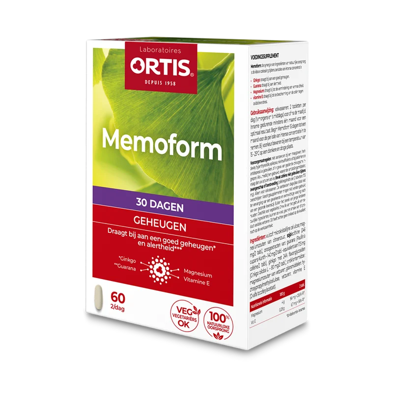 Ortis Memoform Geheugen Tabletten