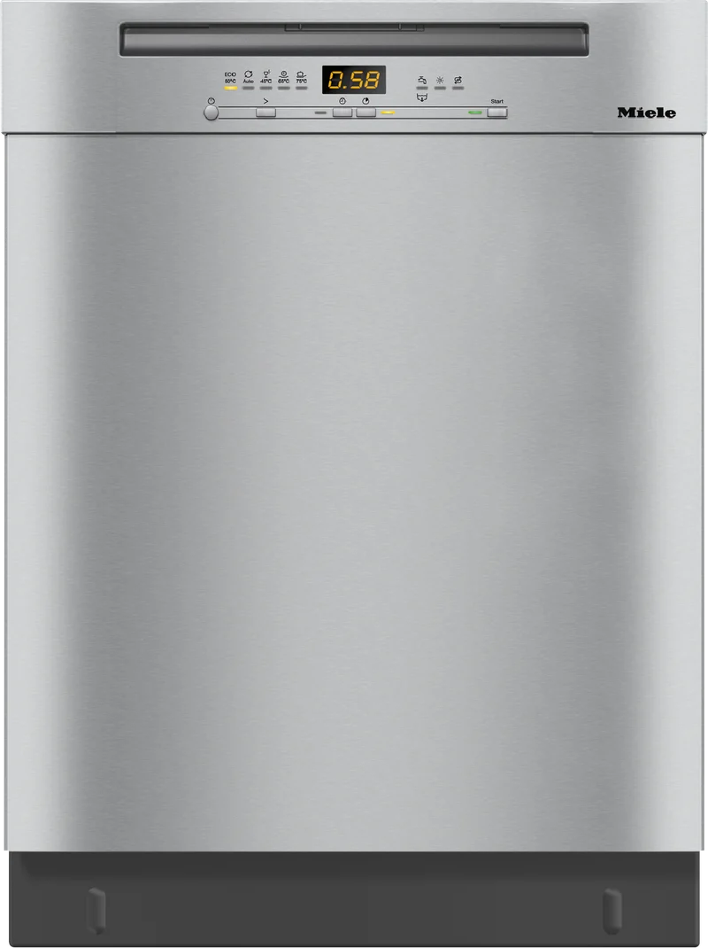 Miele 60cm Built-Under Dishwasher with QuickPowerWash and AutoOpen Drying CleanSteel