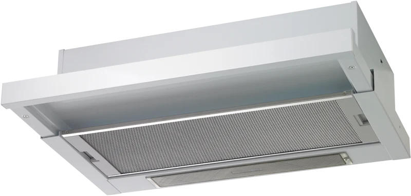 Chef 60cm Slideout Rangehood, White Fascia