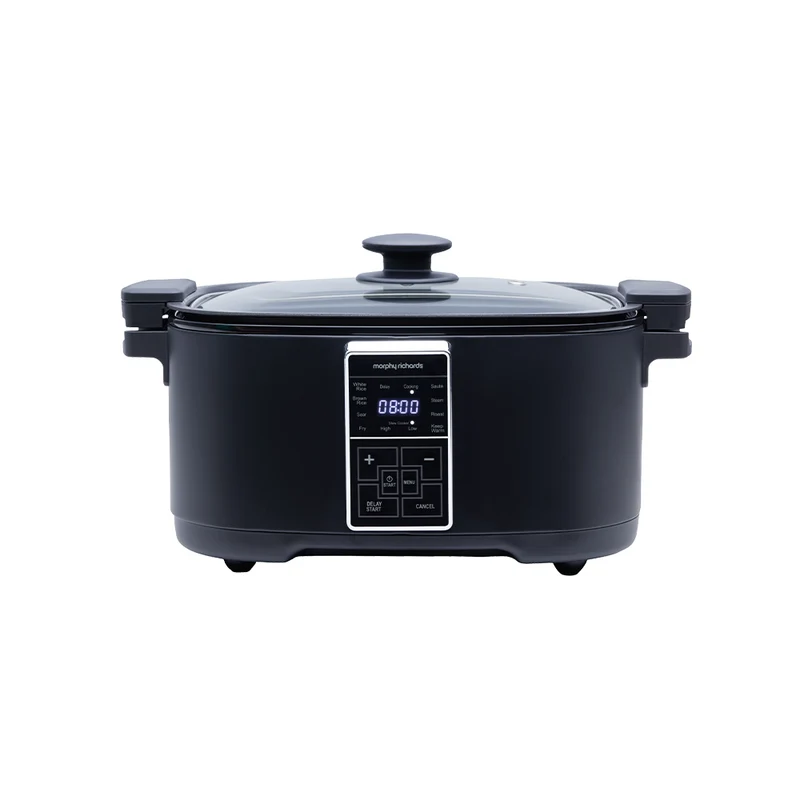 Morphy Richards 6.5L Benchtop Digital Slow Cooker (Matte Black)