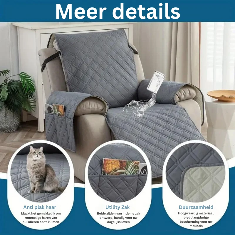 Stoel beschermingsdeken - waterafstotend en anti-vlek