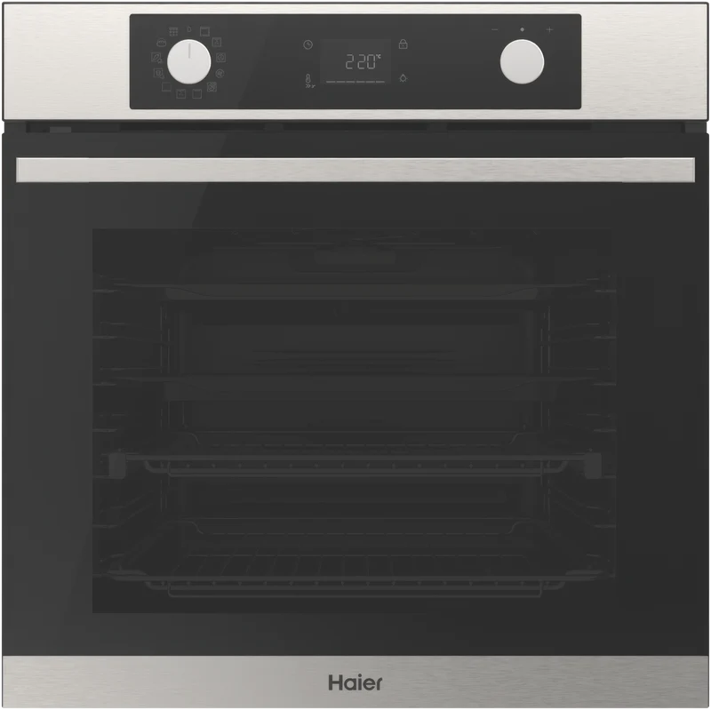 Haier 500 Series 60cm Pyrolytic Oven, 12 Function, Ary Fry, Steam Assist, Stainless Steel