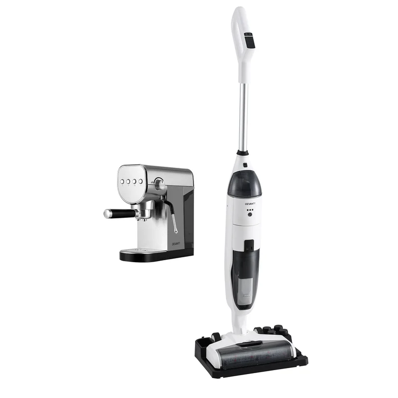 Devanti Cordless Wet Dry Vacuum Mop plus Coffee Maker Machine Espresso