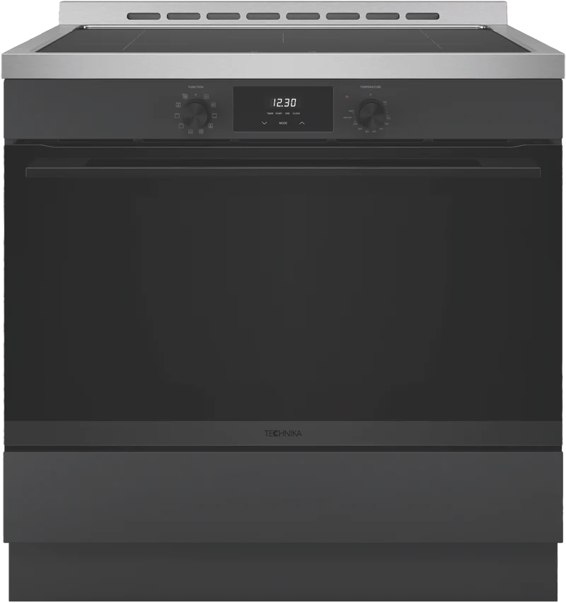 Technika 90cm Induction Freestanding Cooker with Air Fry, Matte Black