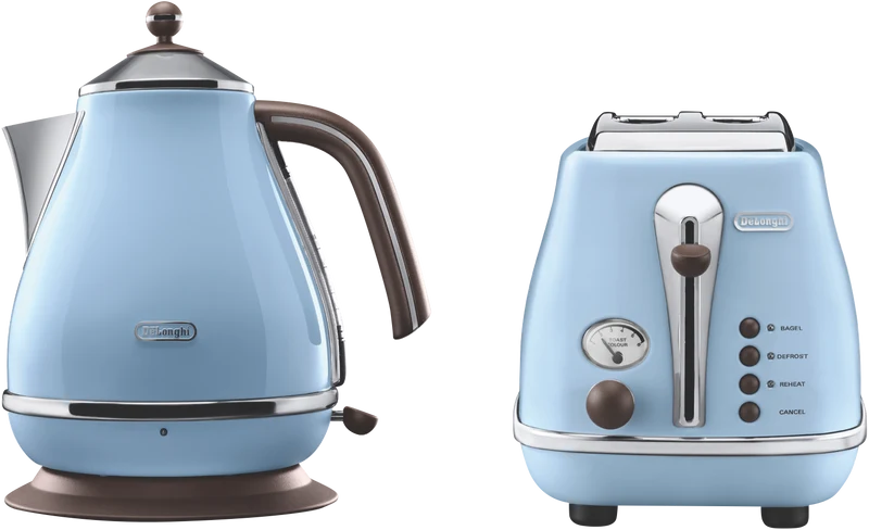 DeLonghi Icona Vintage Breakfast Pack Azure