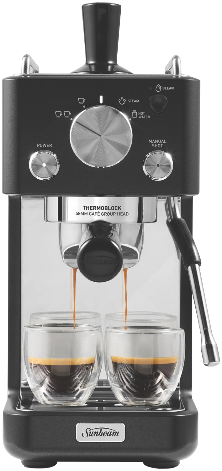 Sunbeam Origins Slimline Espresso Coffee Machine Black