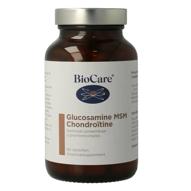 Biocare Glucosamine MSM chondroitine 90 tabletten