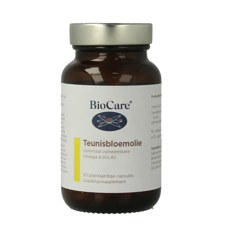 Biocare Teunisbloemolie 30 capsules