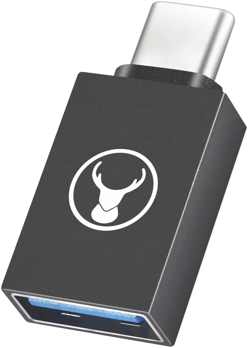 Bonelk USB-C to USB-A 3.0 Adapter (Black)