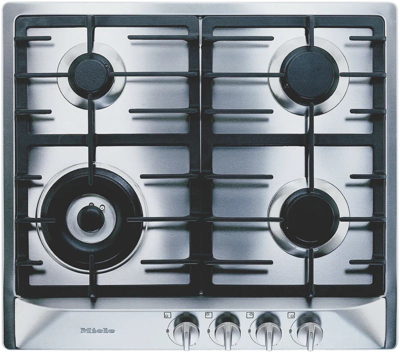 Miele 59cm 4 Burner Gas Cooktop Stainless Steel