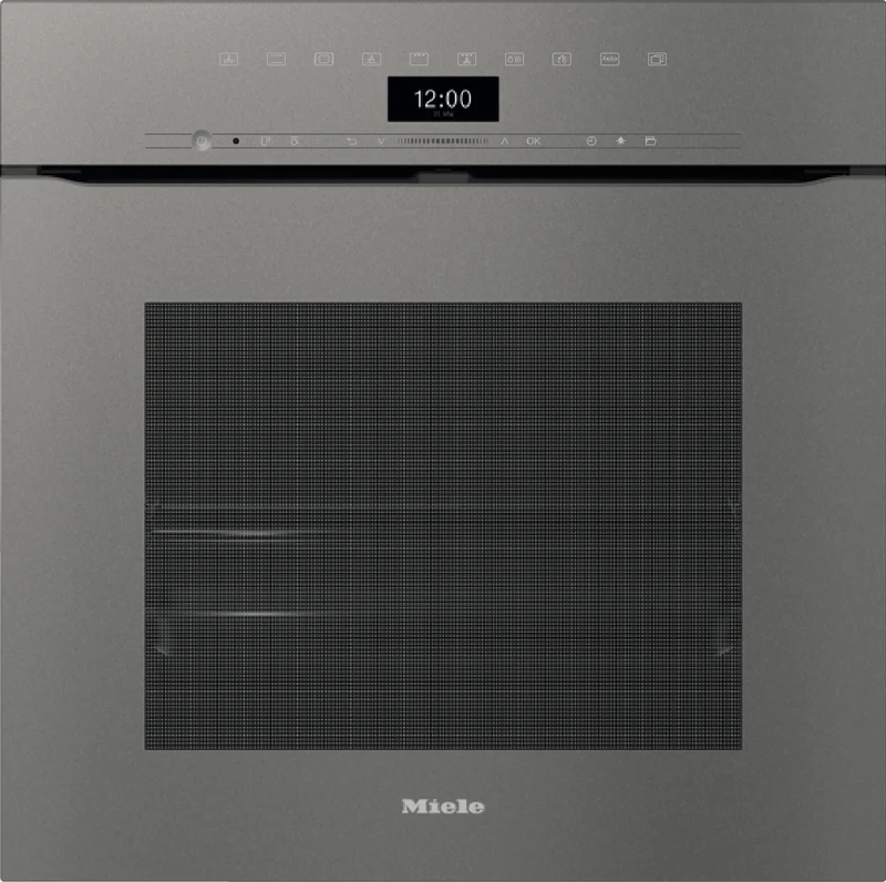 Miele 60cm Handleless Pyrolytic Oven with Rapid Cooling and Crisp Function Graphite Grey