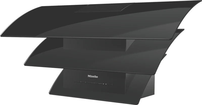 Miele 88cm Triple Wall Mounted Rangehood, Black