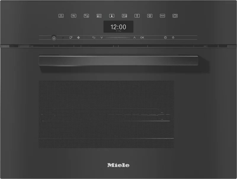 Miele 45cm Steam and Microwave Combination Oven with Wi-Fi Connectivity Obsidian Black