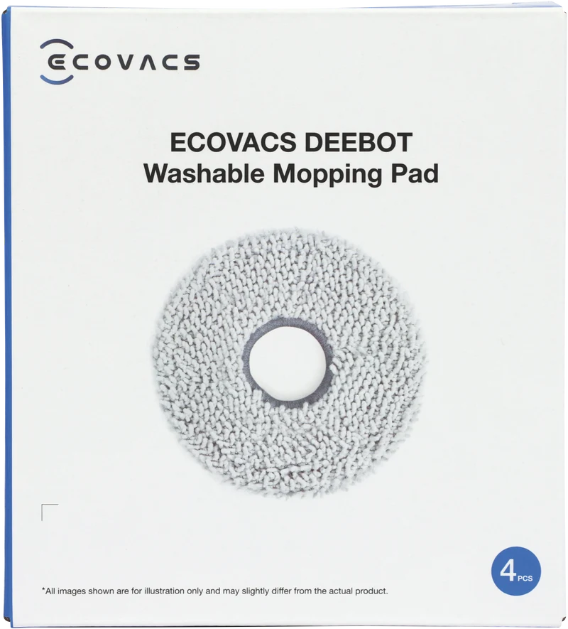 Ecovacs DEEBOT Washable Mopping Pad 4Pk for X5 Series