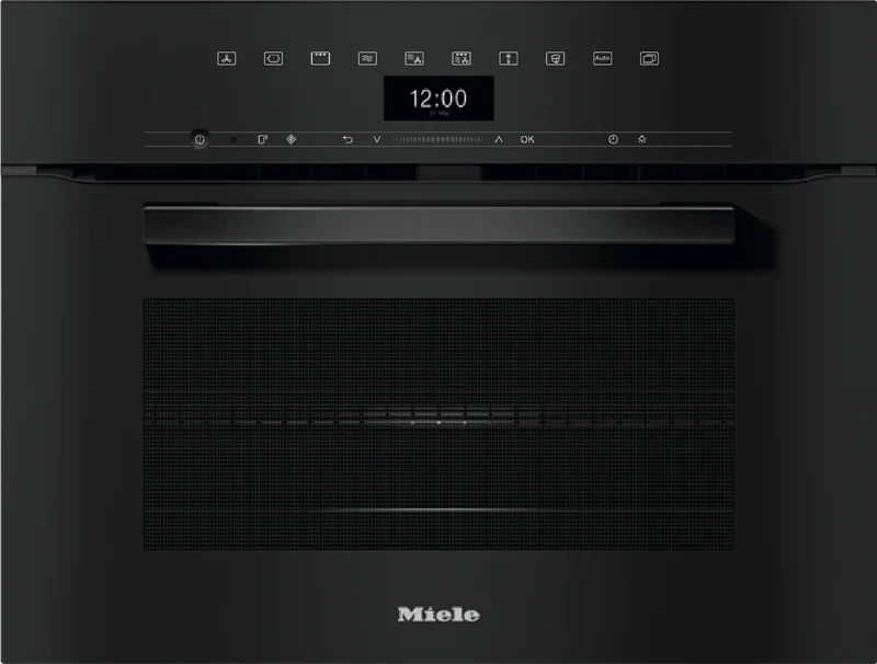 Miele 45cm Speed Oven with 3in1 Microwave, Oven and Combination Modes and Wi-Fi Connectivity Obsidian Black