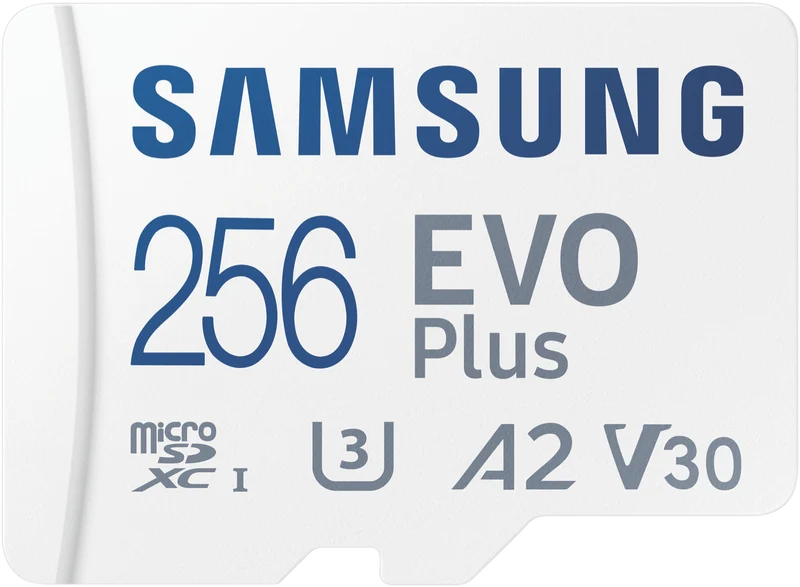 Samsung 256GB Micro SDXC EVO Plus Gen2 Memory Card