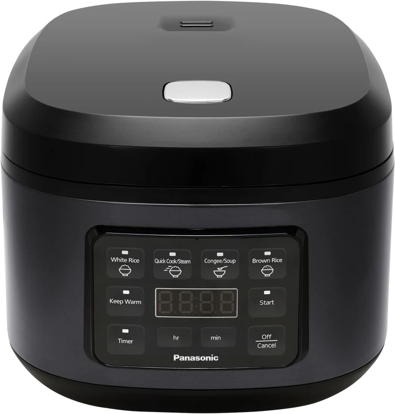Panasonic 10 Cup Rice And Multi Cooker Black