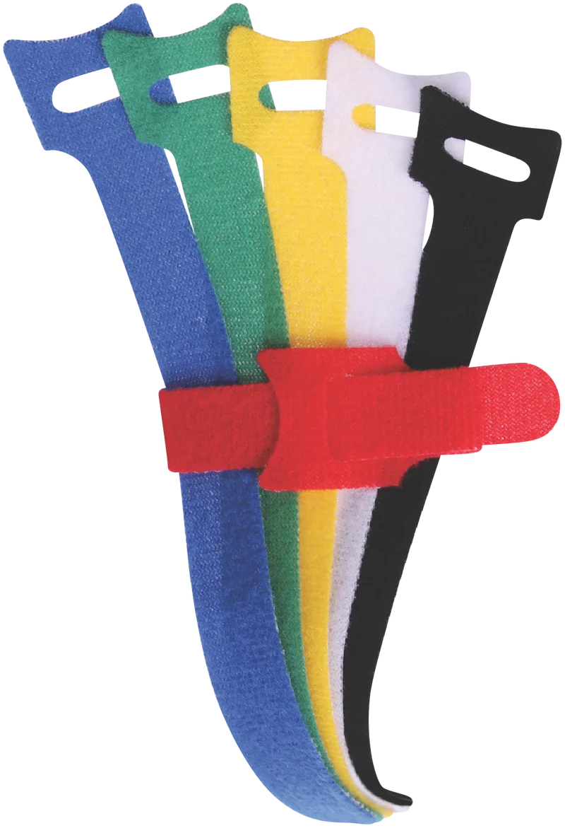 Crest Hook & Loop Straps 6 Pack