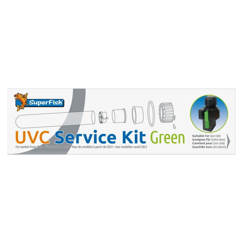 Superfish UV Service Kit 11-18W - O-ringen en afdichtingen voor groen model tot 2023