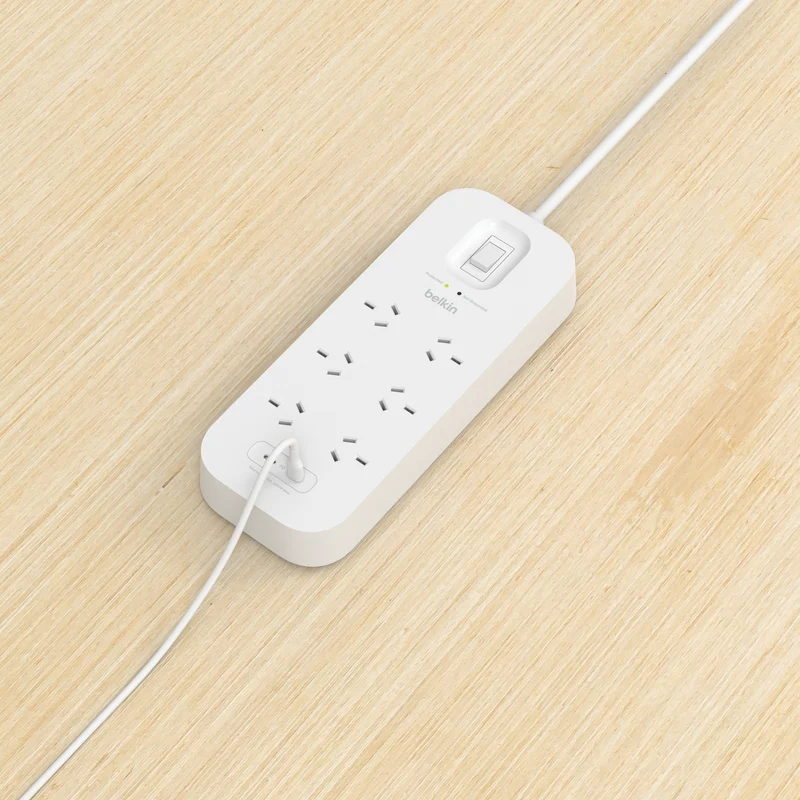 Belkin SurgePro 6-Outlet Surge Protector with Dual USB-C