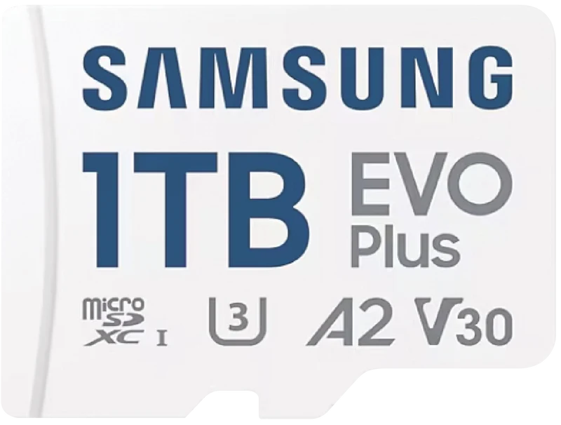 Samsung 1TB Micro SDXC Evo Plus Gen2 Memory Card