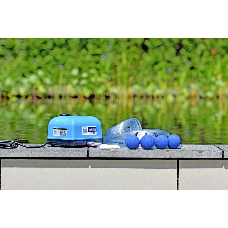 AquaForte V-20 Hi-Flow Luchtpompset 15W - Complete beluchting