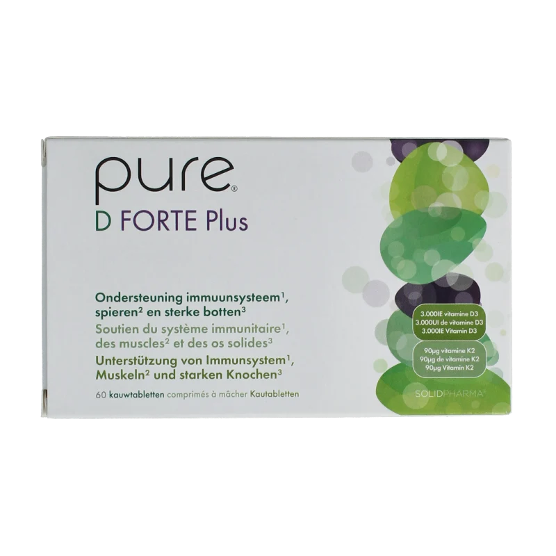 Pure D-forte plus 60 tabletten