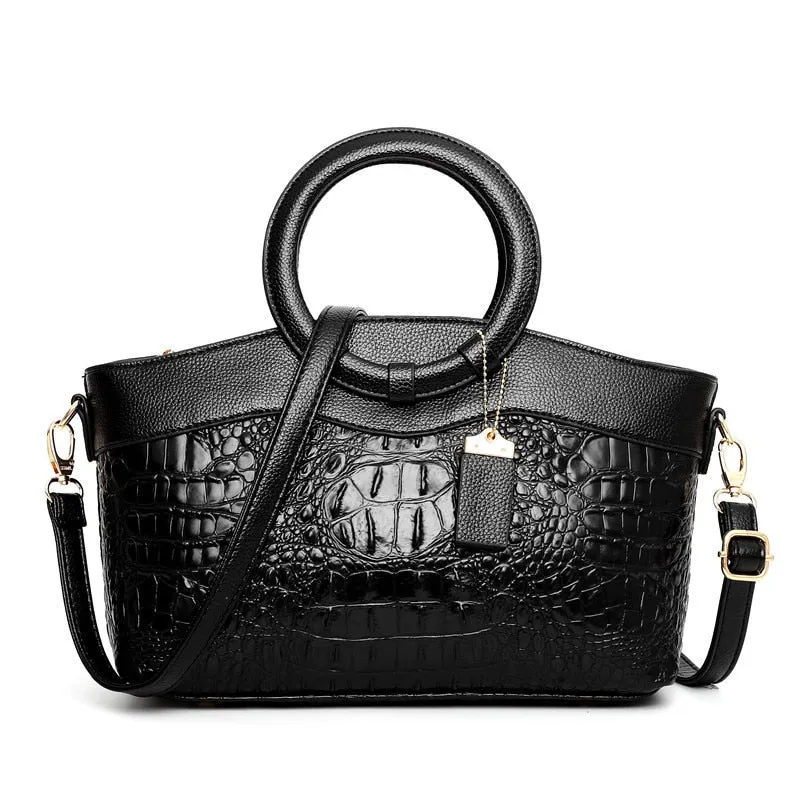 Vintage Leren Tas met Tijdloze Elegantie
