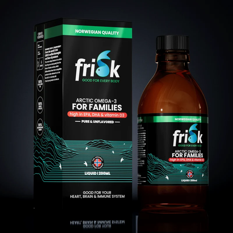 Frisk Omega 3 gezin – EPA & DHA 200 ml