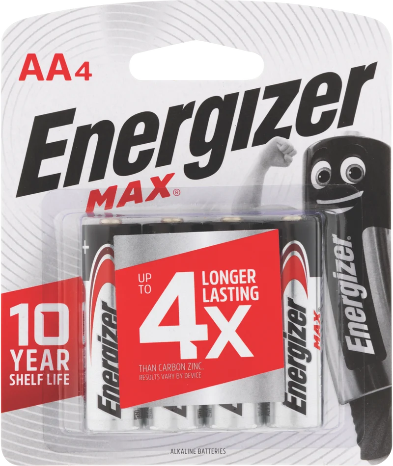Energizer Maxx AA Batteries 4 Pack