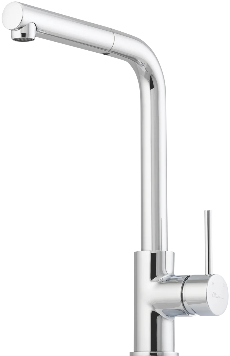 Oliveri Venice Pull Out Right Angle Mixer Chrome