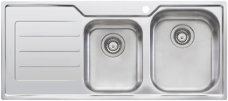 Oliveri Flinders 1 & 3/4 Bowl Sink with Left Hand Drainer
