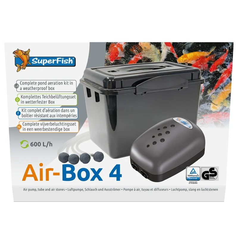 Superfish Air-Box Nr.4 - complete beluchtingsset voor vijvers