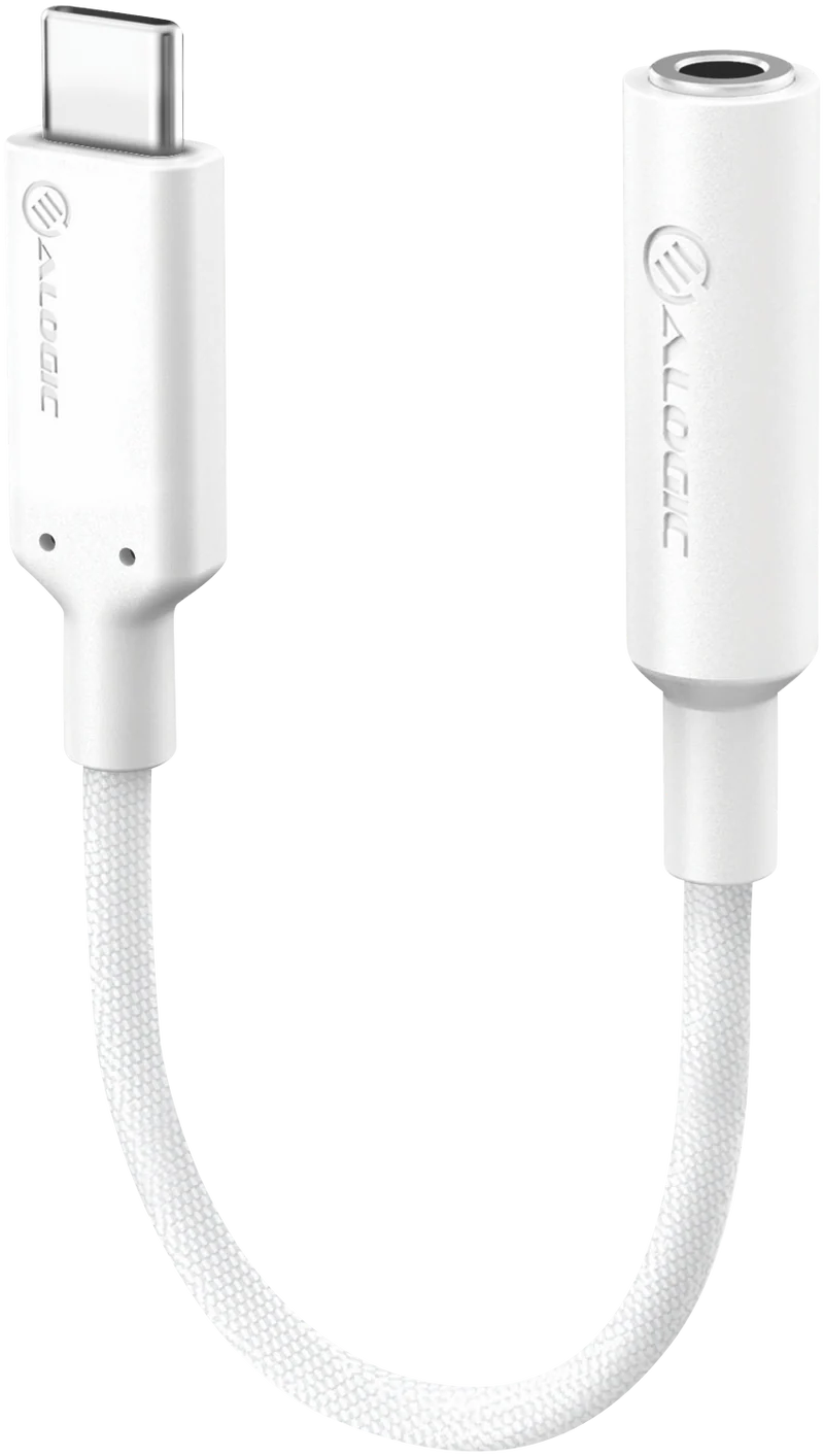 Alogic USB-C-3.5mm Audio Adapter-WH