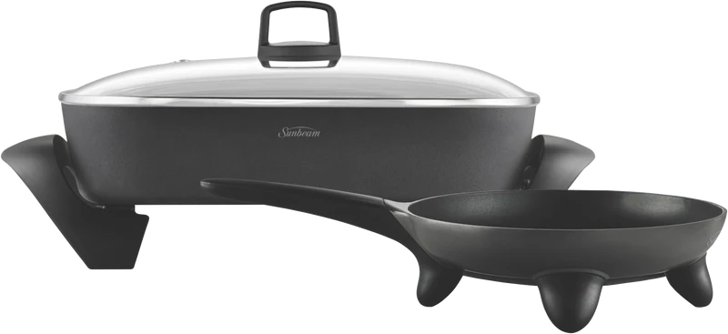Sunbeam Diamond Force Brekky and Banquet Frypan & Skillet Set